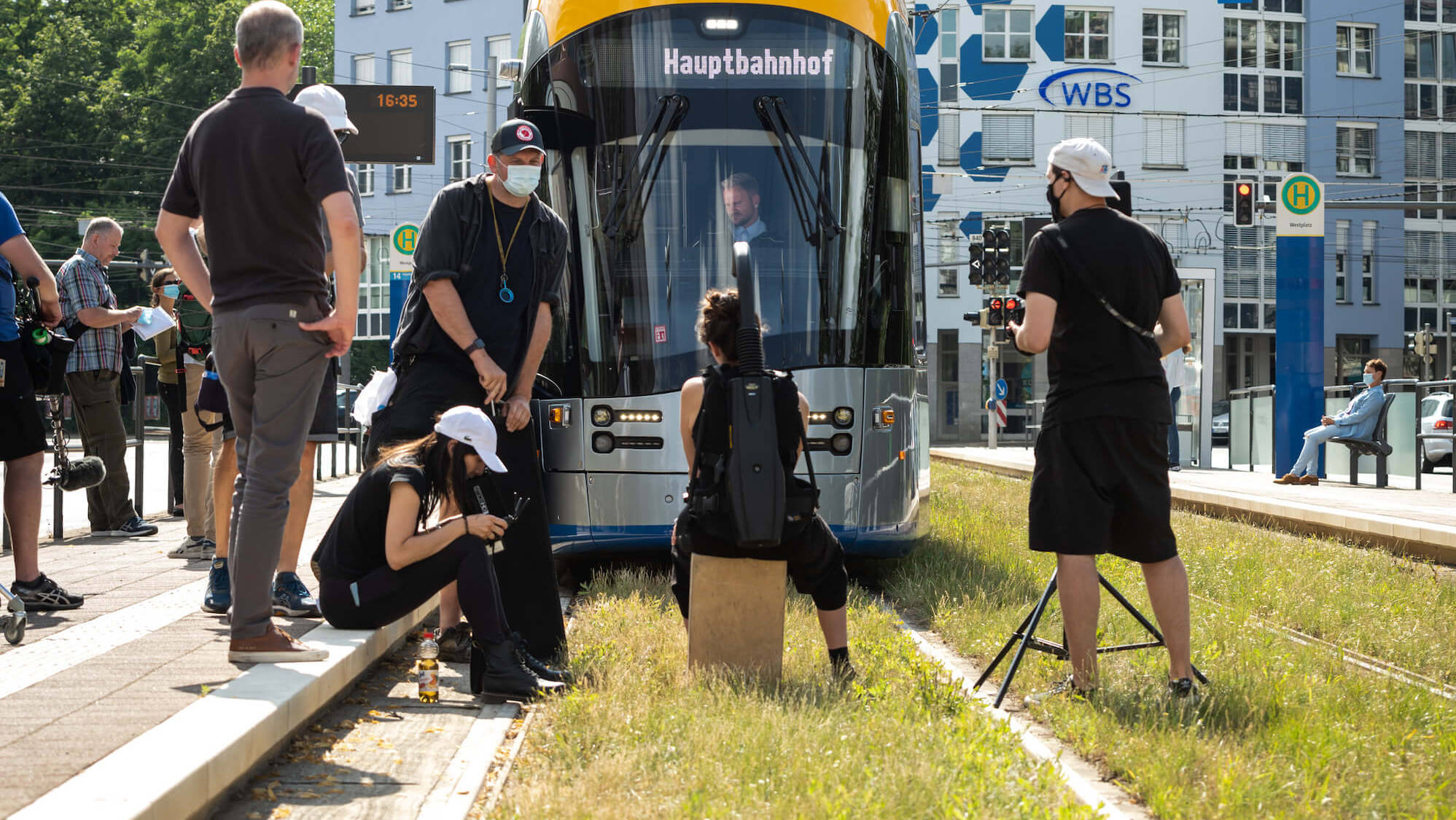 Dreharbeiten der #BesserWeiter-Kampagnenfilme.