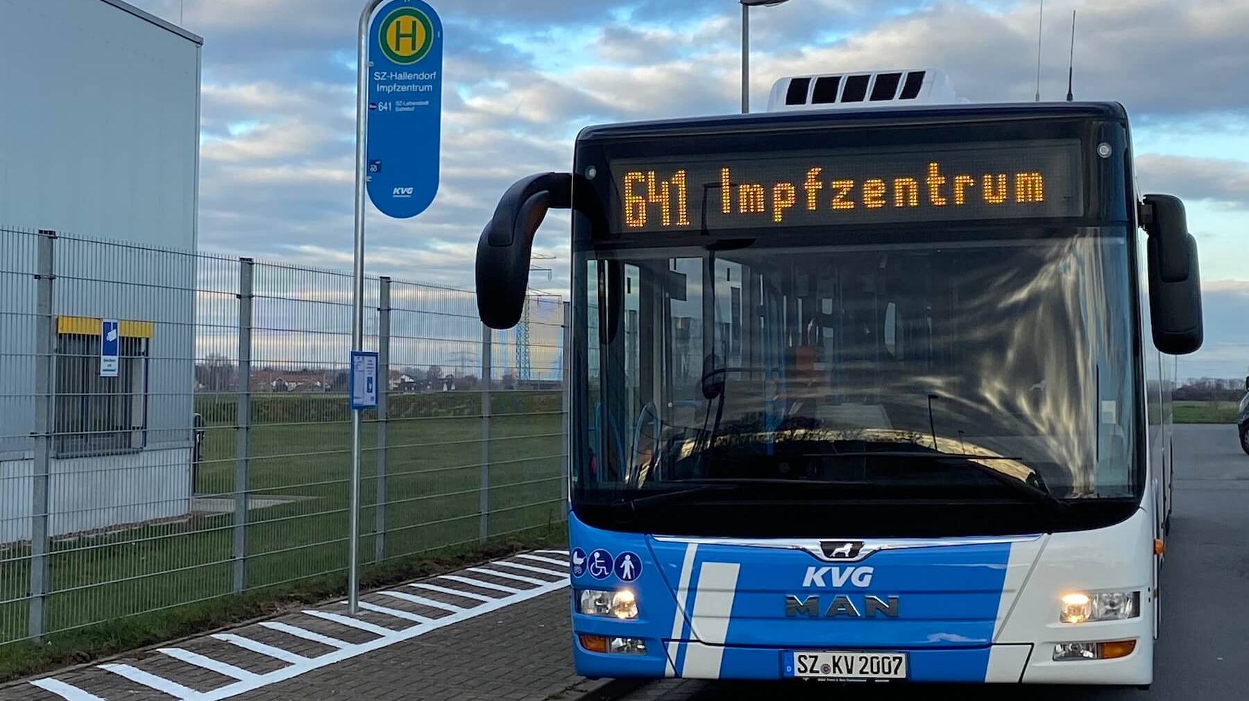 Impfbus der KVG in Braunschweig