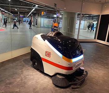 Reinigungsroboter der Deutschen Bahn (DB)